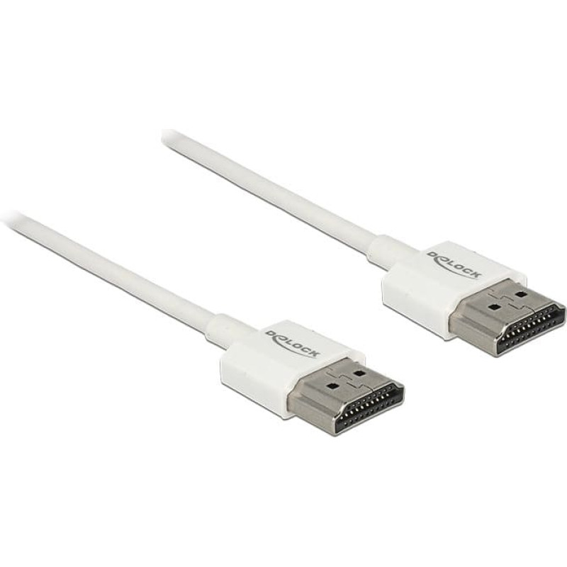 Delock Kabel Delock HDMI - HDMI 0.25m biały (85120)
