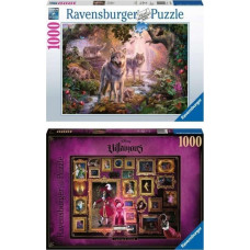 Ravensburger Puzzle 1000 elementów Zestaw 2w1 15185 + 15022