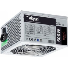 Akyga AK-B1-500 power supply unit 500 W 20+4 pin ATX ATX Gray