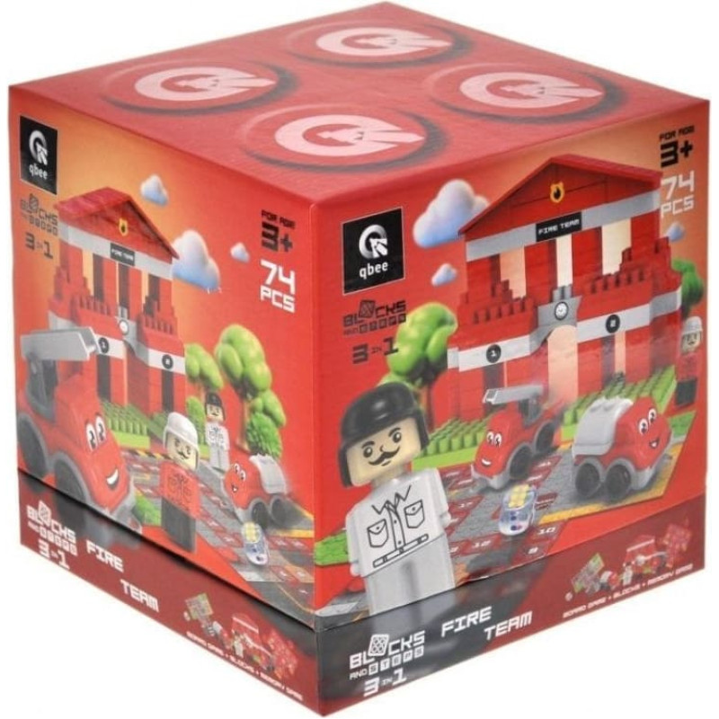 Blocki Klocki konstrukcyjne Block&Steps Straż pożarna