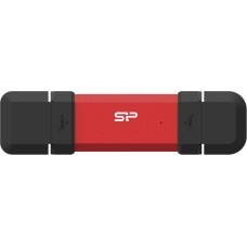 Silicon Power USB-флеш-накопитель DS72 1 ТБ USB Type-A / USB Type-C 3.2 Gen 2 (3.1 Gen 2) красный