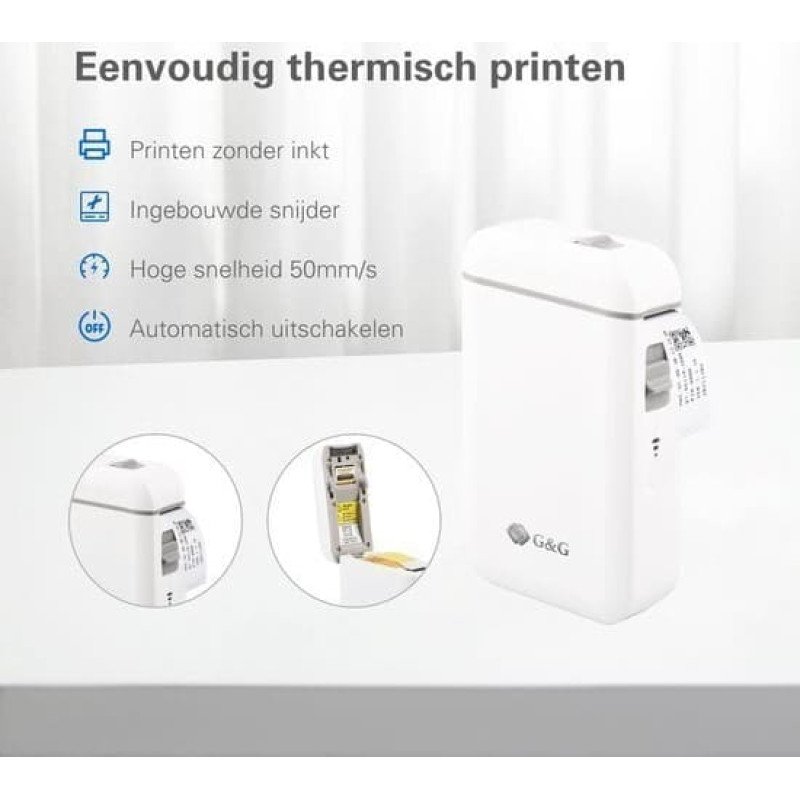 G&G Drukarka etykiet G&G Urządzenie do etykietowania na etykiety 15mm