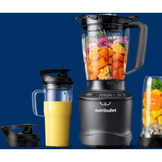 Nutribullet Blender kielichowy Nutribullet NBF550DG Tabletop blender, 1.89 L, Ice crushing, 1 m, 1500 W, Black