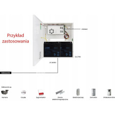 Pulsar UPS Pulsar HPSB-24V7A-C Zasilacz buforowy impulsowy 27,6V/7A/2x17Ah
