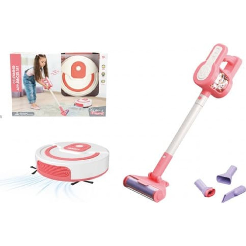 Madej Upright vacuum cleaner and cleaning robot