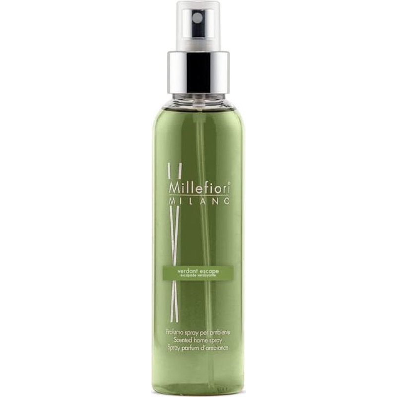 La Casa De Los Aromas Dyfuzor zapachowy La Casa de los Aromas Millefiori Milano Zapachowy spray do domu Ucieczka w zieleń 150 ml