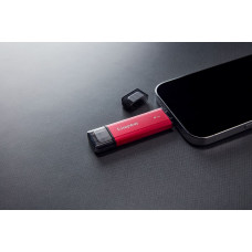 Kingston Tehnoloģija 2 TB divkāršs USB-A/C pārnēsājams SSD disks, līdz 1050 MB/s USB 3.2 Gen 2