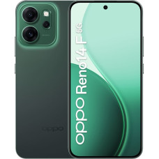 Oppo 14 F 5G Reno14 F 5G 16,7 cm (6,57 collas) Divas SIM kartes Android 15 USB Type-C 8 GB 256 GB 6000 mAh Zaļš