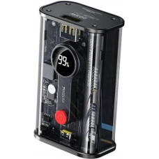 4Kom.pl Powerbank 4kom.pl Yesido Powerbank YP35 10 000 mAh 22.5W + PD20W, LED, PRZEŹROCZYSTY