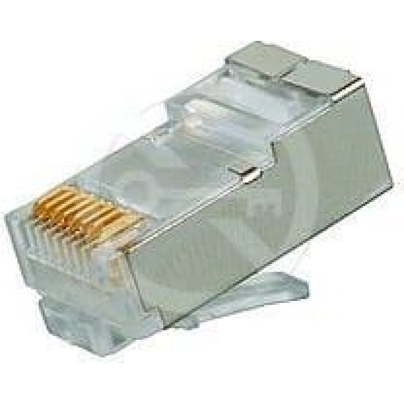 Solarix Modular plug 8P8C RJ45 CAT5e unfolded, shielded wire for KRJS45/5SLD