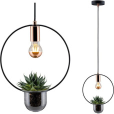 Paulmann Lampa wisząca Paulmann Neordic Tasja Lampa wisząca max. 1x20W E27 230V Czarny/Miedź Metal