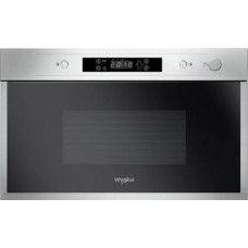 Whirlpool AMW 440/IX microwave Built-in Solo microwave 22 L 750 W Black,Silver