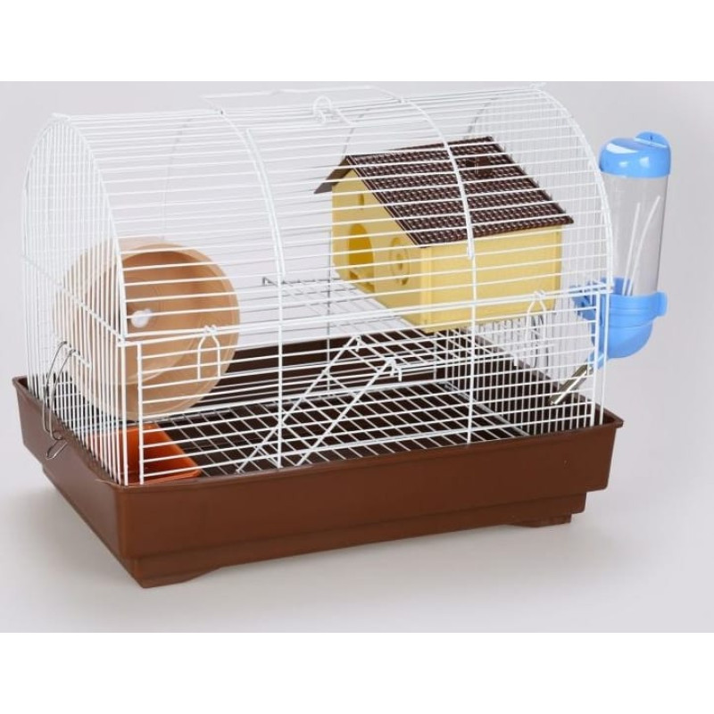 Panama Pet Panama Pet klatka dla gryzoni 33x23x26 cm biało/brązowa