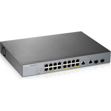 Zyxel GS1350-18HP-EU0101F network switch Managed L2 Gigabit Ethernet (10/100/1000) Power over Ethernet (PoE) Grey
