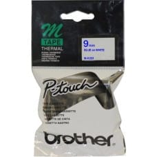 Brother Schriftbandkassette Brother 9mm weiß/blau MK223BZ - MK223BZ