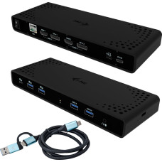 I-Tec Stacja/replikator I-TEC i-tec Universal Dual 4K Display Docking Station 2xDP 2xHDMI LAN Audio Power Delivery 85W
