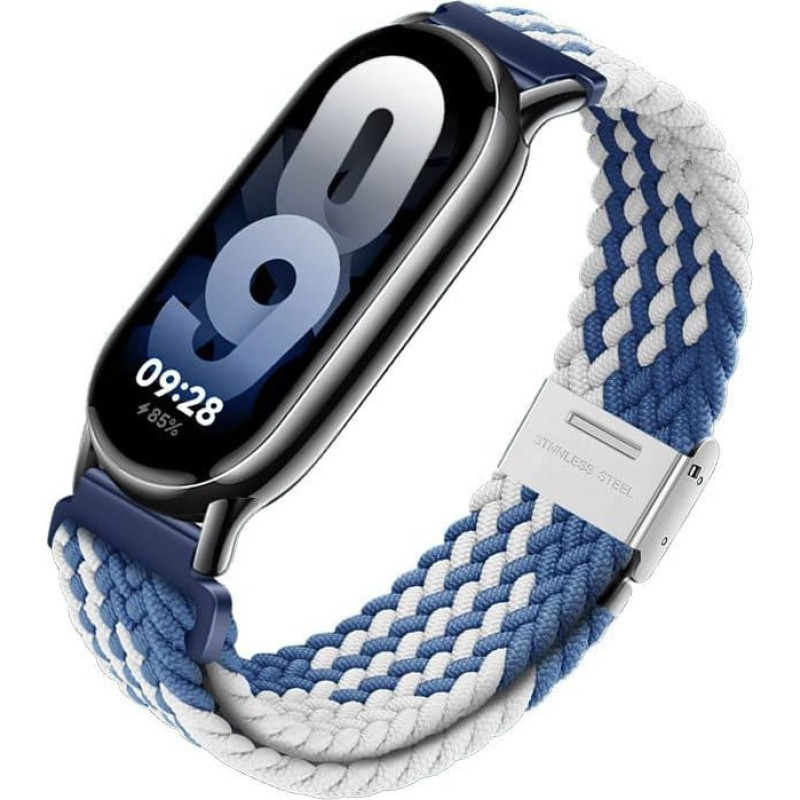 Forcell Smartband ForCell FORCELL F-DESIGN FX5 pasek do XIAOMI Mi Band 8 biało niebieski