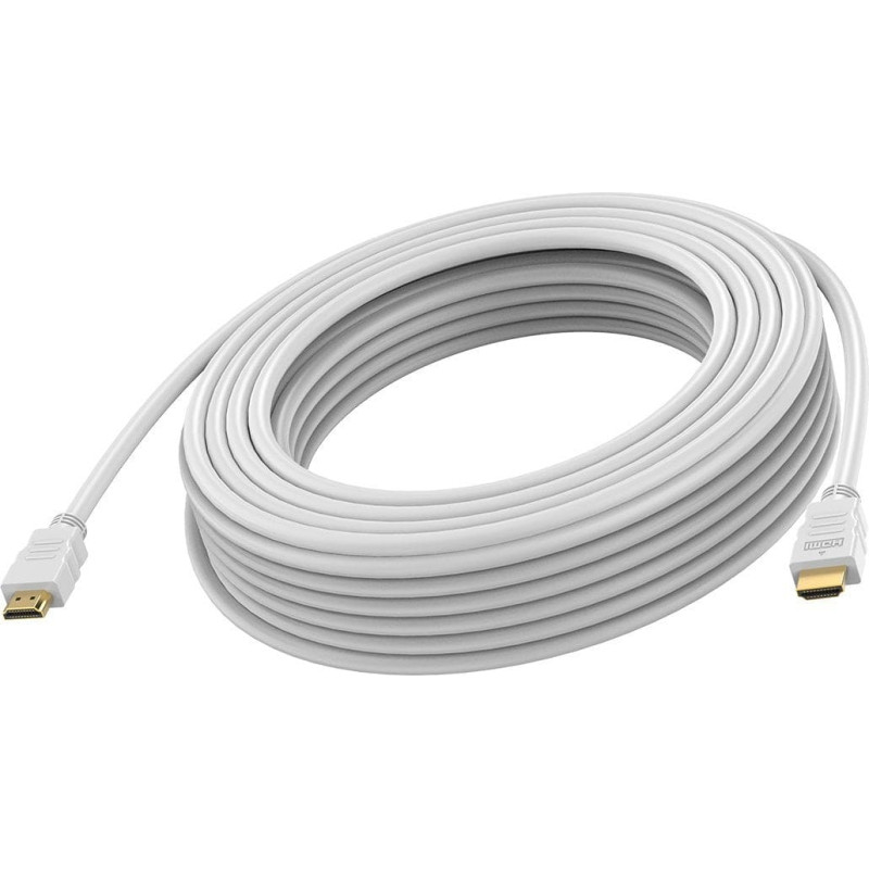 Vision Kabel Vision VISION Professionelles Installations-HDMI-Kabel - LEBENSLANGE GARANTIE - 8K bei 30 Hz - HDMI-Version 2.1 - 48 Gbps - doppelt abgeschirmt - vergoldete Stecker - HDMI (M) auf HDMI (M) - Aussendurchmesser 8 mm - AWG 26 - 10 m - weiss