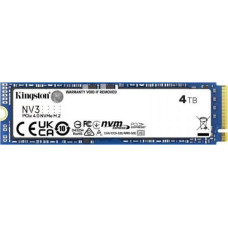 Kingston Dysk SSD Kingston SSD PCIE G4 M.2 NVME 4TB/SNV3S/4000G KINGSTON