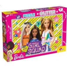 Lisciani Puzzle 60 elementów Barbie glitter - Girl squad!