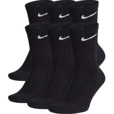 Nike Skarpety długie CZARNE Sportowe Everyday Cushion Crew 6PAK M