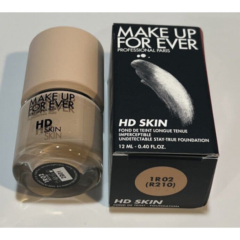 Make Up For Ever Make Up For Ever, HD Skin, Cream Foundation, 1R02, 12 ml For Women