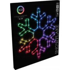 Christmas Decoration Dekoracja świąteczna Christmas decoration PŁATEK ŚNIEGU DEKORACYJNY WISZĄCY 90LED RGB USB