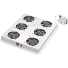 Roline ROLINE Dachluftereinheit 48,26cm 19Zoll 6 Lufter Thermostat grau