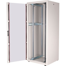 Roline Szafa Roline ROLINE Netzwerkschrank Basic 48,26cm 19Zoll 42 HE 800x800 BxT Glast�r grau