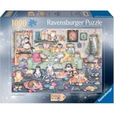Ravensburger Puzzle 1000 elementów Koty wiata
