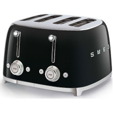 Smeg Toster Smeg czarny TSF03BLEU