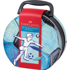 Faber-Castell Flamastry Connector 33 kolory walizka football