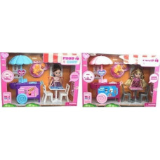Mattel Lalka z Food Truckiem