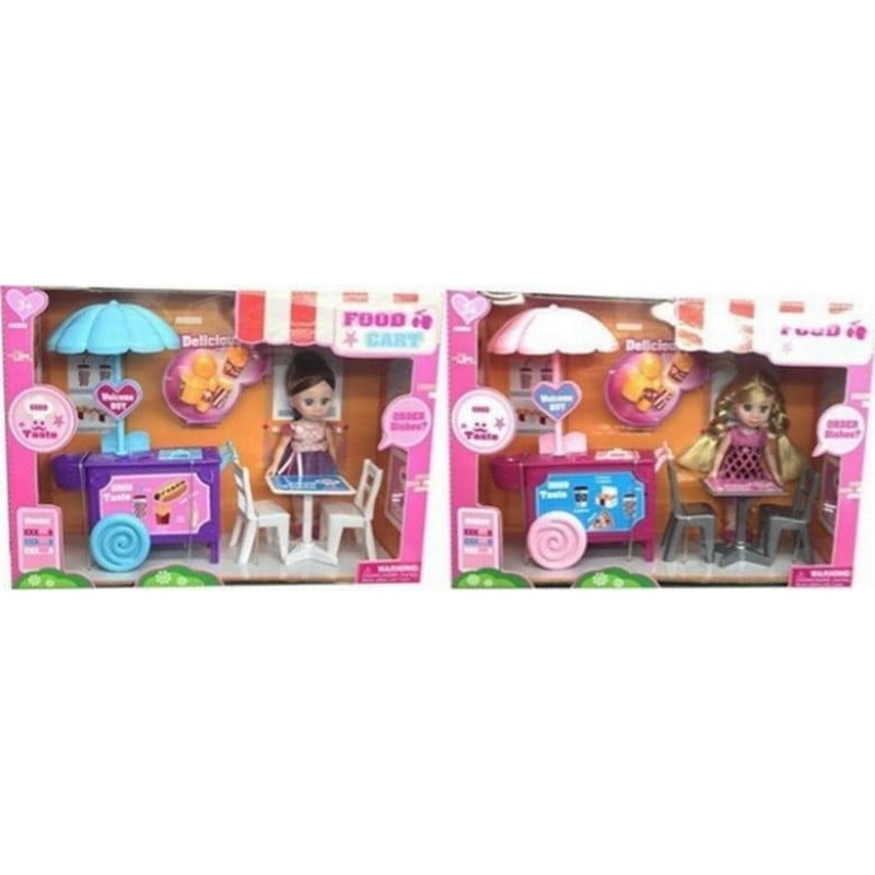 Mattel Lalka z Food Truckiem