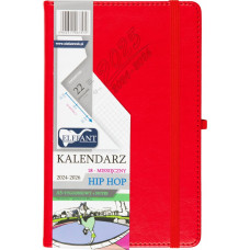 Elefant Kalendarz 2024/2026 A5 18M + notes Hip Hop czerw