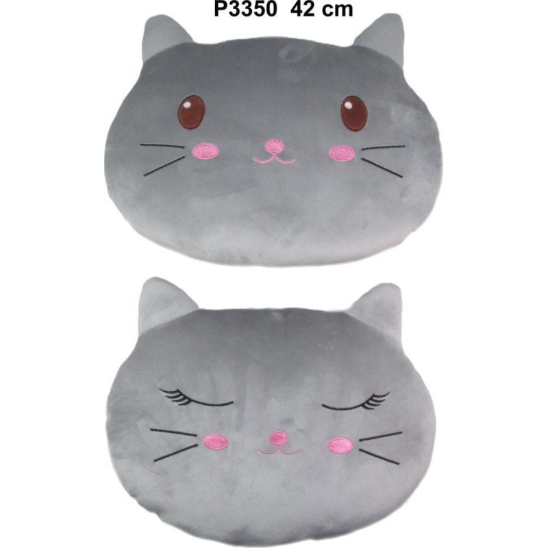 Unizoo Poduszka kot szary 42cm MIX