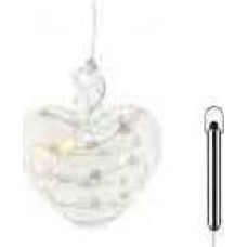 Philips Sirius Home Sweet Christmas Heart, Light decoration figure, Transparent, Glass, 5 bulb(s), LED, Battery