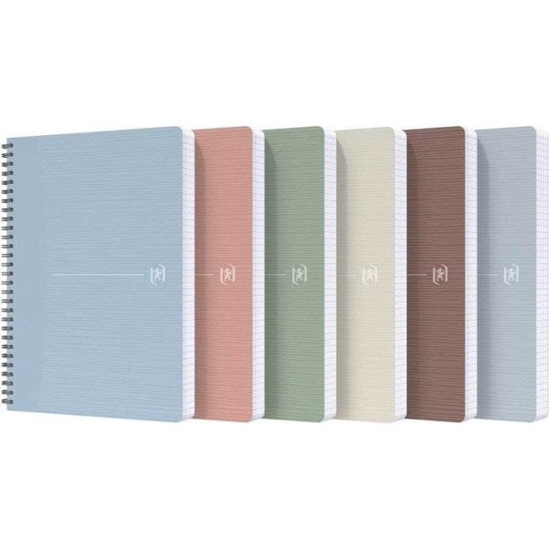 Oxford Kołozeszyt A5/90K linia My Rec'up (5szt) OXFORD