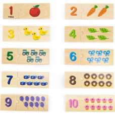 Viga Viga 44748 Zestaw puzzli - dopasuj liczby