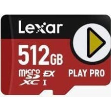 Lexar MEMORY MICRO SDXC 512GB UHS-I/PLAY LMSXPS0512G-BNNNG LEXAR