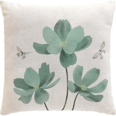 Douceur D`interieur Poduszka dekoracyjna z efektem lnu, 45 x 45 cm, PALMIFLORE