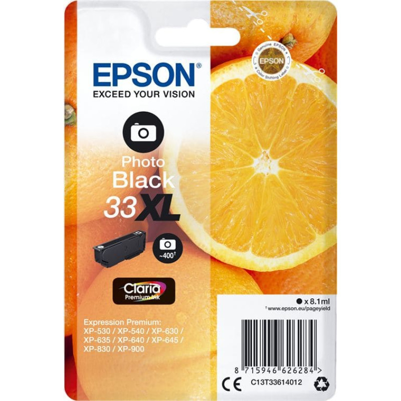 Epson Tusz Epson 33XL (Photo Black)