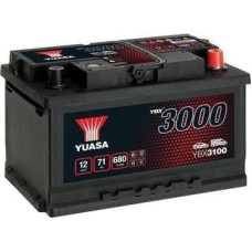 Maxgear Akumulator YUASA 12V 71Ah/680A YBX3000 SMF (P+ standardowy) 278x175x175 B13 (rozruchowy)