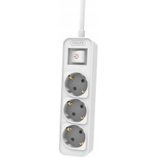 Philips PRZEDŁUŻACZ SIECIOWY PHILIPS LISTWA ZASILAJĄCA BIAŁA 3 GNIAZDA SCHUKO 1,5M CHP2134W/58