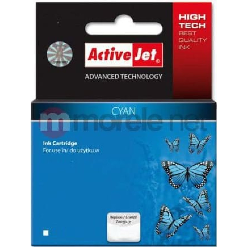 Activejet AE-1812N ink for Epson printer, Epson 18XL T1812 replacement; Supreme; 15 ml; cyan