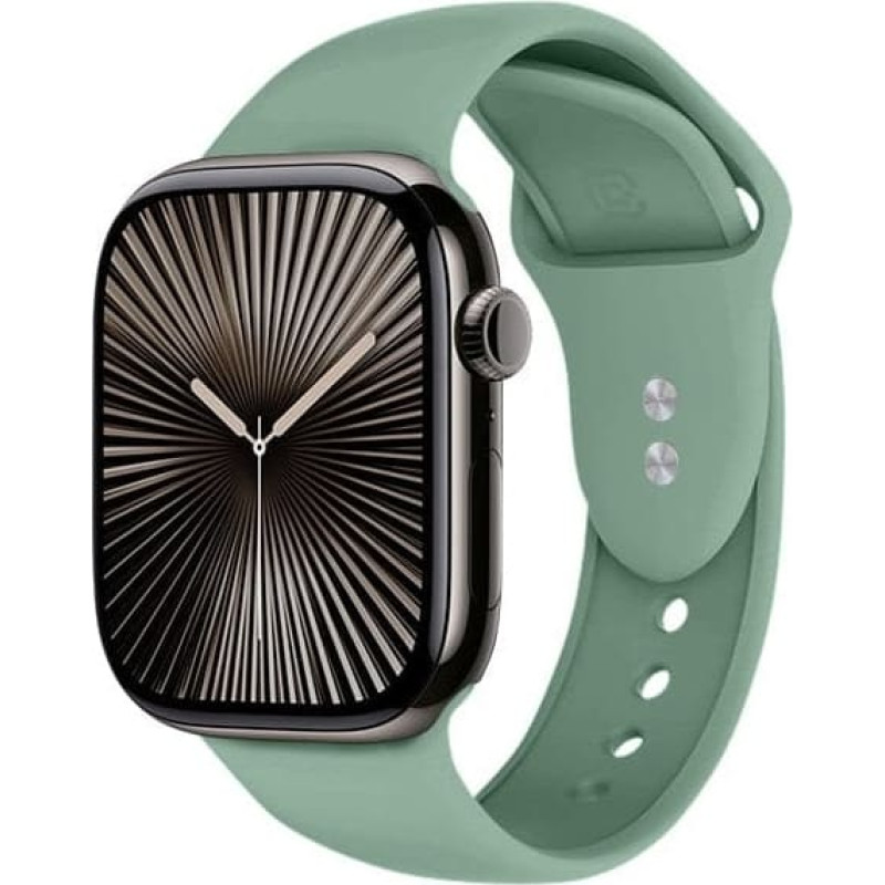 Crong Liquid - Pasek do Apple Watch 38/40/41/42mm (szałwiowy)