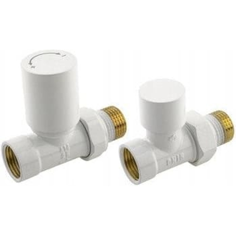 KFA zestaw grzejnikowy Komfort PRO, prosty, biały 758-030-44-BL