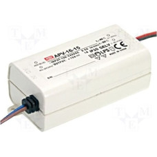 Meanwell MEAN WELL APV-16-15, 16 W, IP20, 90 - 264 V, 1 A, 15 V, 40 mm