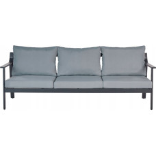 Beliani Sofa ogrodowa dla 3 osób KIATO Metal Ciemnoszary Lumarko!