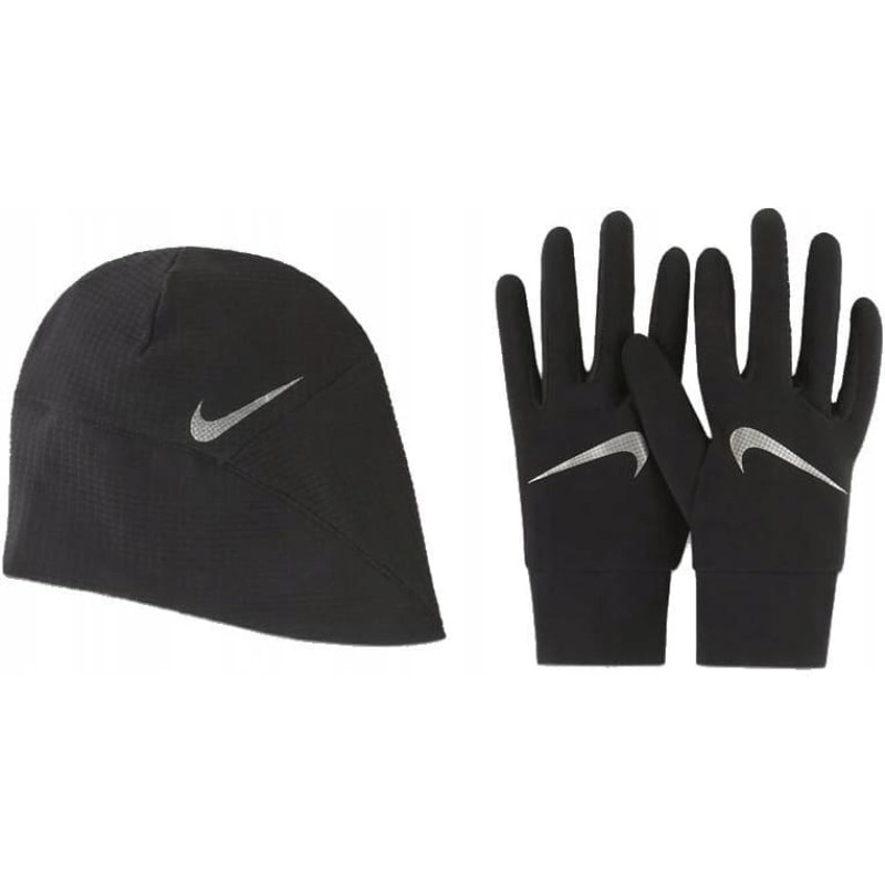 Nike Damskie Rękawice WOMEN'S ESSENTIAL RUNNING HAT AND GLOVE SET